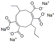 8-Ethyl-3-propyl-1,5-cyclononadiene-1,2,5,6-tetracarboxylic acid tetrasodium salt CAS#: 25198-75-8