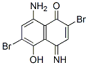 8-amino-2,6-dibromo-5-hydroxy-4-iminonaphthalen-1(4H)-one CAS#: 26846-51-5