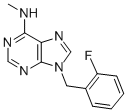 9-(2-fluorobenzyl)-6-(methylamino)-9H-purine CAS#: 101155-02-6