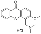9-Thioxanthenone, 3-methoxy-4-(dimethylaminomethyl)-, hydrochloride CAS#: 29483-51-0