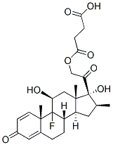 9-fluoro-11beta,17,21-trihydroxy-16beta-methylpregna-1,4-diene-3,20-dione 21-(hydrogen succinate) CAS#: 27297-42-3