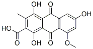 9,10-Dihydro-1,4,6-trihydroxy-8-methoxy-3-methyl-9,10-dioxo-2-anthracenecarboxylic acid CAS#: 26071-14-7
