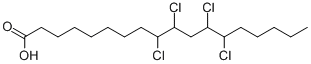 9,10,12,13-Tetrachlorooctadecanoic acid CAS#: 26533-39-1