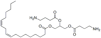 (9Z,12Z)-9,12-Octadecadienoic acid 2,3-bis(4-amino-1-oxobutoxy)propyl ester CAS#: 108920-55-4