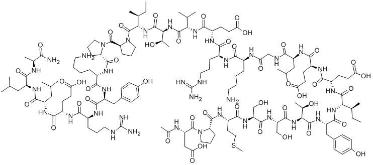 AC-ASP-PRO-MET-SER-SER-THR-TYR-ILE-GLU-GLU-LEU-GLY-LYS-ARG-GLU-VAL-THR-ILE-PRO-PRO-LYS-TYR-ARG-GLU-LEU-LEU-ALA-NH2 CAS#: 123714-50-1