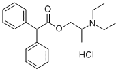 ACETIC ACID, DIPHENYL-, 2-(DIETHYLAMINO)PROPYL ESTER, HYDROCHLORIDE CAS#: 2902-95-6