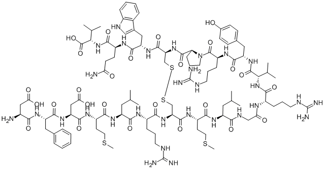 ASP-PHE-ASP-MET-LEU-ARG-CYS-MET-LEU-GLY-ARG-VAL-TYR-ARG-PRO-CYS-TRP-GLN-VAL CAS#: 128315-56-0