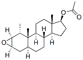 Androstan-17-ol, 2,3-epoxy-1-methyl-, acetate, (1alpha,2alpha,3alpha,5 alpha,17beta)- CAS#: 21623-55-2