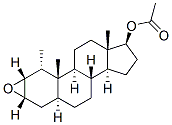 Androstan-17-ol, 2,3-epoxy-1-methyl-, acetate, (1alpha,2beta,3beta,5al pha,17beta)- CAS#: 21623-48-3