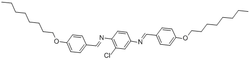 BIS(P-OCTYLOXYBENZYLIDENE) 2-CHLORO-1,4-PHENYLENEDIAMINE CAS#: 26456-28-0