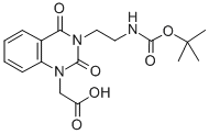 BOC-3-(2-AMINOETHYL)-1-CARBOXYMETHYL-QUINAZOLINE-2,4-DIONE CAS#: 215190-30-0