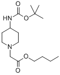 BUTYL 4-TERT-BUTOXYCARBONYLAMINO-1-PIPERIDINEACETATE CAS#: 287399-61-5