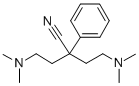 BUTYRONITRILE, 4-(DIMETHYLAMINO)-2-(2-(DIMETHYLAMINO)ETHYL)-2-PHENYL- CAS#: 2809-47-4