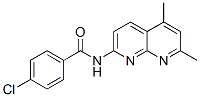 Benzamide, 4-chloro-N-(5,7-dimethyl-1,8-naphthyridin-2-yl)- (9CI) CAS#: 289631-43-2