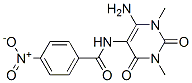 Benzamide, N-(6-amino-1,2,3,4-tetrahydro-1,3-dimethyl-2,4-dioxo-5-pyrimidinyl)-4-nitro- CAS#: 249929-77-9