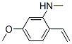 Benzenamine, 2-ethenyl-5-methoxy-N-methyl- (9CI) CAS#: 210536-31-5