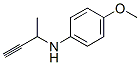 Benzenamine, 4-methoxy-N-(1-methyl-2-propynyl)- (9CI) CAS#: 247123-16-6
