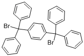 Benzene, 1,4-bis(bromodiphenylmethyl)- CAS#: 205180-53-6