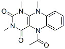 Benzo[g]pteridine-2,4(1H,3H)-dione,  5-acetyl-5,10-dihydro-1,3,10-trimethyl- CAS#: 15989-60-3