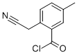 Benzoyl chloride, 2-(cyanomethyl)-5-methyl- (8CI) CAS#: 24633-70-3