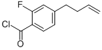 Benzoyl chloride, 4-(3-butenyl)-2-fluoro- (9CI) CAS#: 225240-69-7