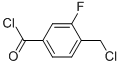 Benzoyl chloride, 4-(chloromethyl)-3-fluoro- (9CI) CAS#: 200418-17-3