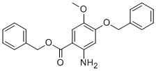 Benzyl 2-amino-4-(benzyloxy)-5-methoxybenzoate CAS#: 205259-41-2