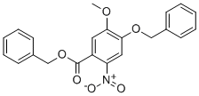 Benzyl 4-(benzyloxy)-5-methoxy-2-nitrobenzoate CAS#: 205259-40-1