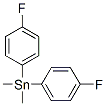 Bis(p-fluorophenyl)dimethylstannane CAS#: 23781-90-0