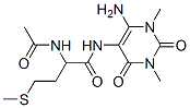 Butanamide, 2-(acetylamino)-N-(6-amino-1,2,3,4-tetrahydro-1,3-dimethyl-2,4-dioxo-5-pyrimidinyl)-4-(methylthio)- CAS#: 288391-10-6