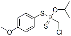 (Chloromethyl)phosphonodithioic acid O-isopropyl S-(p-methoxyphenyl) ester CAS#: 23485-79-2