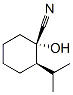 Cyclohexanecarbonitrile, 1-hydroxy-2-(1-methylethyl)-, cis- (9CI) CAS#: 108168-71-4