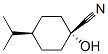Cyclohexanecarbonitrile, 1-hydroxy-4-(1-methylethyl)-, cis- (9CI) CAS#: 251324-84-2