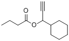 Cyclohexanemethanol, alpha-ethynyl-, butyrate CAS#: 100532-46-5