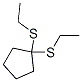 Cyclopentane, 1,1-bis(ethylthio)- (9CI) CAS#: 27482-19-5