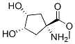 Cyclopentanecarboxylic acid, 1-amino-3,4-dihydroxy-, methyl ester, (1-alpha-,3-alpha-,4-alpha-)- (9CI) CAS#: 210431-51-9