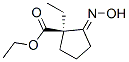 Cyclopentanecarboxylic acid, 1-ethyl-2-(hydroxyimino)-, ethyl ester, (1R,2E)- CAS#: 258834-17-2