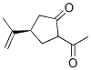 Cyclopentanone, 2-acetyl-4-(1-methylethenyl)-, (4R)- (9CI) CAS#: 200882-11-7