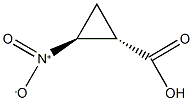 Cyclopropanecarboxylic acid, 2-nitro-, (1R,2R)-rel- (9CI) CAS#: 22882-43-5