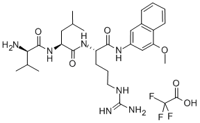 D-VALINE-LEUCINE-ARGININE-4-METHOXY-2-NAPHTHYLAMINE, TRIFLUOROACETATE SALT CAS#: 201982-93-6