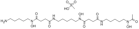 DEFEROXAMINE MESYLATE CAS#: 138-14-7