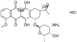 Daunorubisin hidroklorida CAS #: 23541-50-6