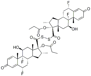 DesfluoroMethyl Fluticasone Propionate Disulfide CAS#: 201812-64-8
