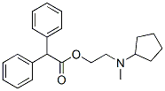 Diphenylacetic acid 2-(cyclopentylmethylamino)ethyl ester CAS#: 21461-65-4