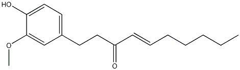 (E)-1-(4-hydroxy-3-methoxyphenyl)dec-4-en-3-one CAS#: 23513-13-5