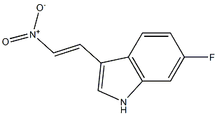 (E)-6-fluoro-3-(2-nitrovinyl)-1H-indole CAS#: 23077-59-0