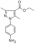 ETHYL 1-(4-AMINOPHENYL)-3,5-DIMETHYL-1H-PYRAZOLE-4-CARBOXYLATE CAS#: 257863-04-0