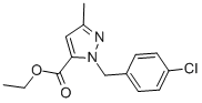 ETHYL 1-(4-CHLOROBENZYL)-3-METHYL-1H-PYRAZOLE-5-CARBOXYLATE CAS#: 245035-73-8
