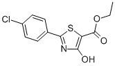 ETHYL 2-(4-CHLOROPHENYL)-4-HYDROXY-1,3-THIAZOLE-5-CARBOXYLATE CAS#: 263016-08-6