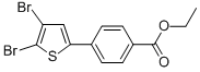 ETHYL 4-(4,5-DIBROMOTHIOPHEN-2-YL)BENZOATE CAS#: 222840-93-9